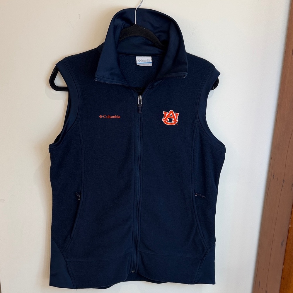 Columbia Auburn Tigers Fleece Vest, XL
